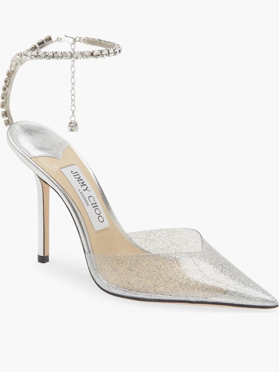 Jimmy Choo Shoes - Jimmy Choo Saeda 100 Silver